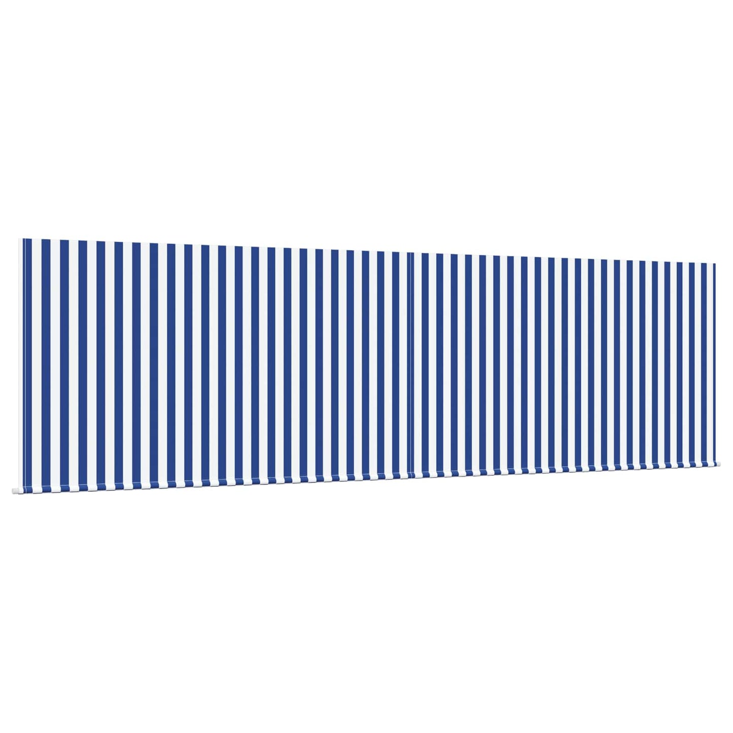 Behúzható napellenző Kék és Fehér 400 × 300 cm