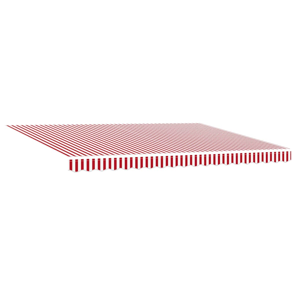 Napernyő Anyag Piros és Fehér 450 × 300 cm Poliészter