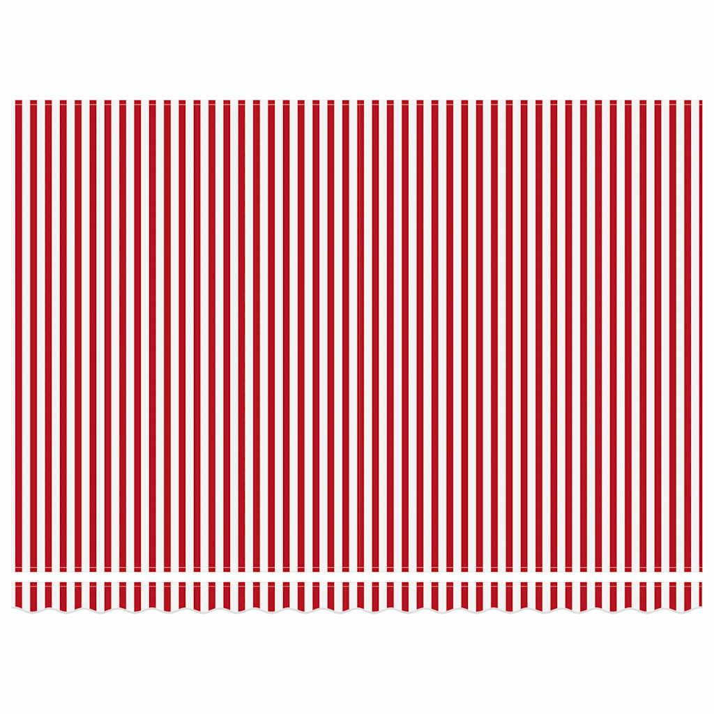 Napernyő Anyag Piros és Fehér 450 × 300 cm Poliészter