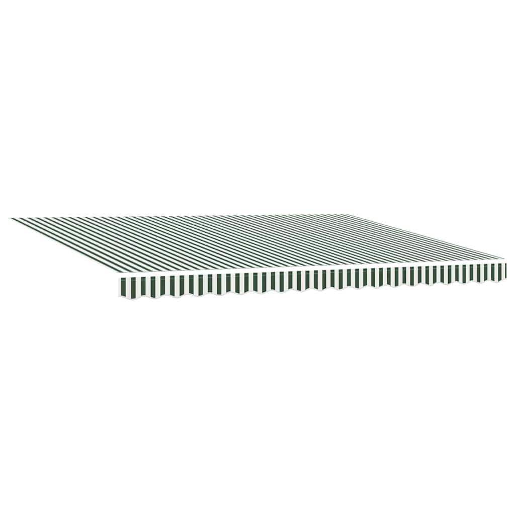 Napernyő Anyag Zöld és Fehér 450 × 300 cm Poliészter