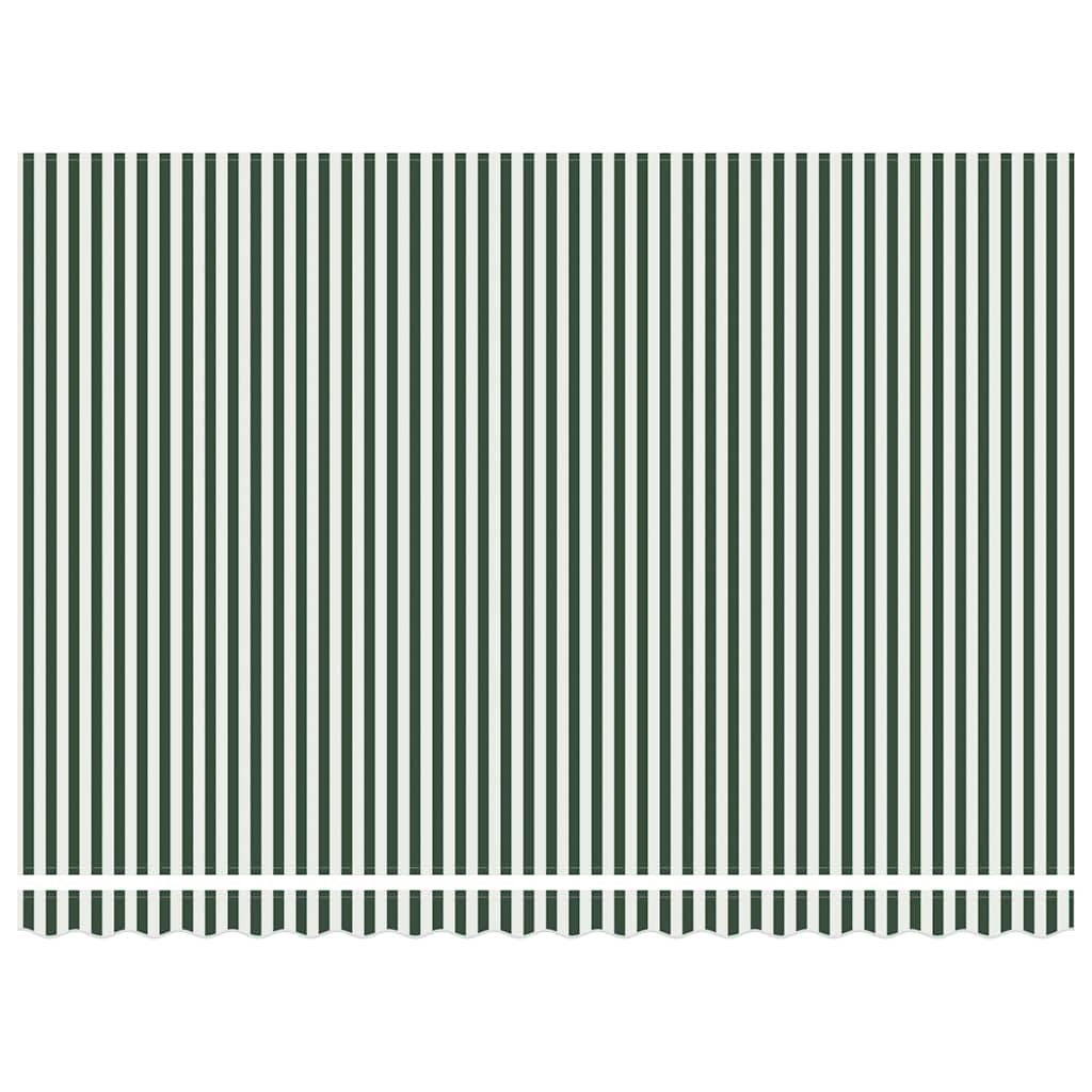 Napernyő Anyag Zöld és Fehér 450 × 300 cm Poliészter