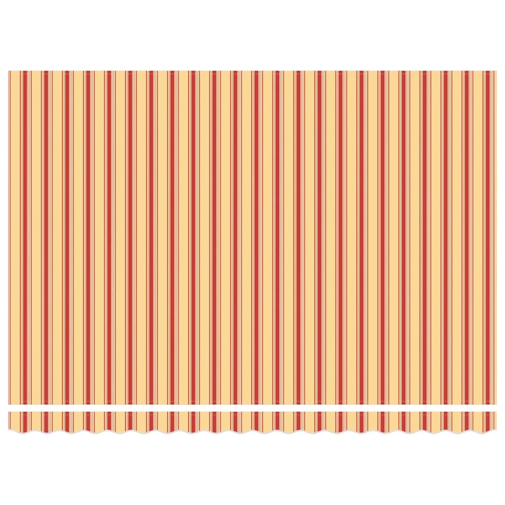 Behúzható napellenző Sárga és narancs 450 × 350 cm