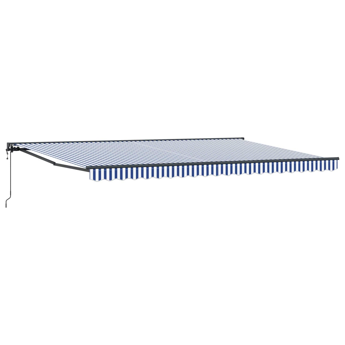 Napernyő keret Kék és Fehér 500 × 300 cm