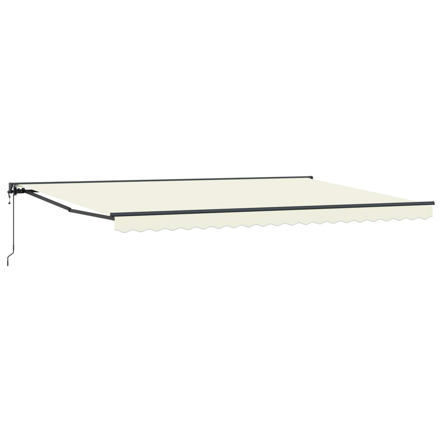 Napernyő keret Krém 500 × 300 cm Poliészter PU bevonattal
