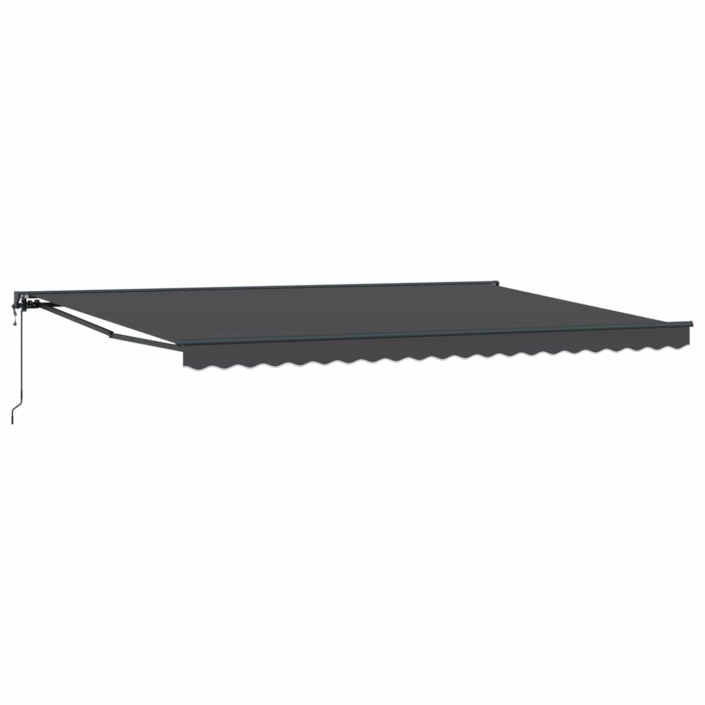 Napernyő keret Antracit 500 × 300 cm Poliészter PU bevonattal