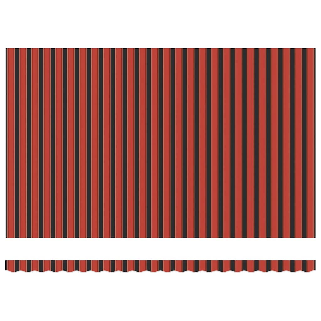 Behúzható napellenző Narancs és Barna 500 x 300 x 165 cm