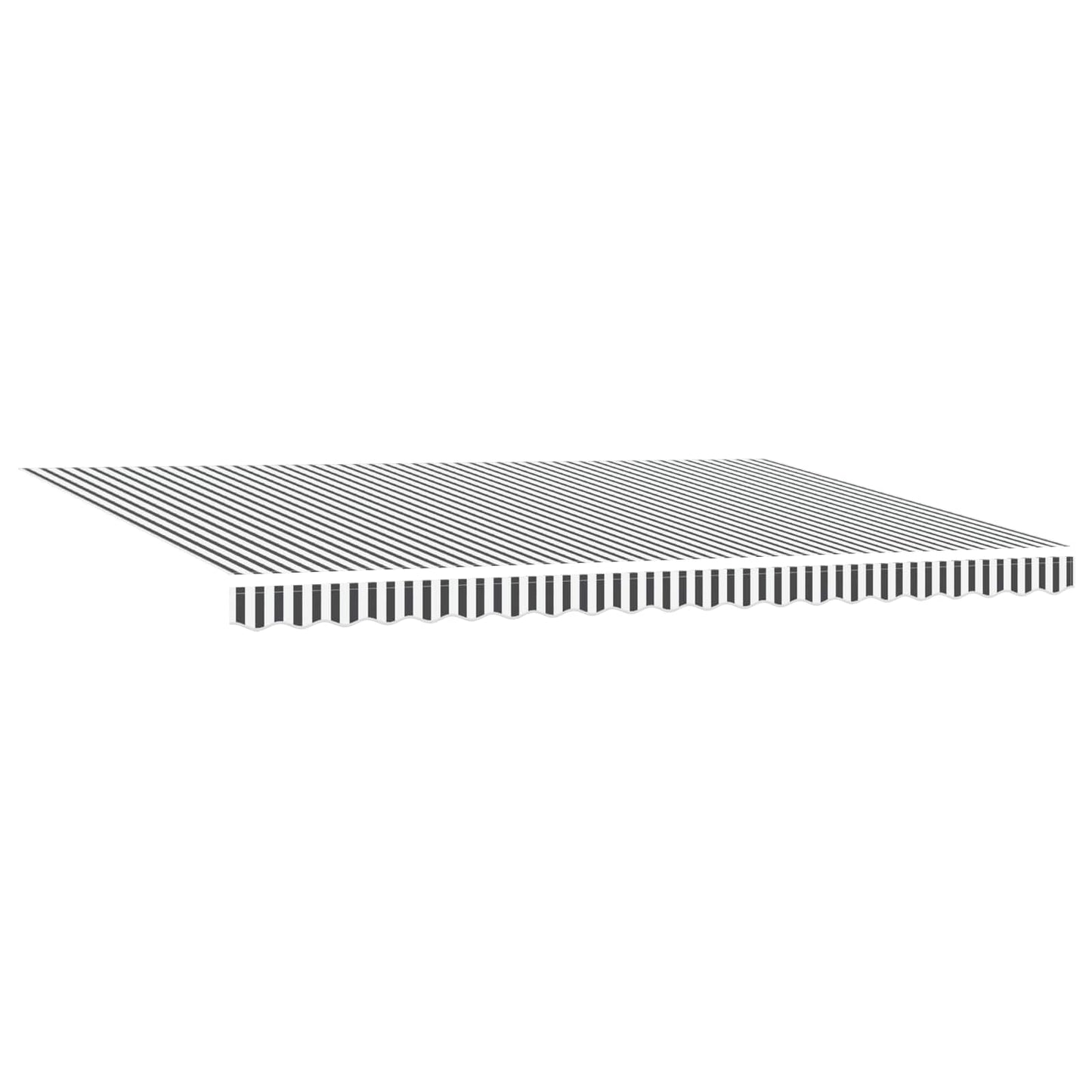 Napernyő keret Antracit és Fehér 500 × 300 cm