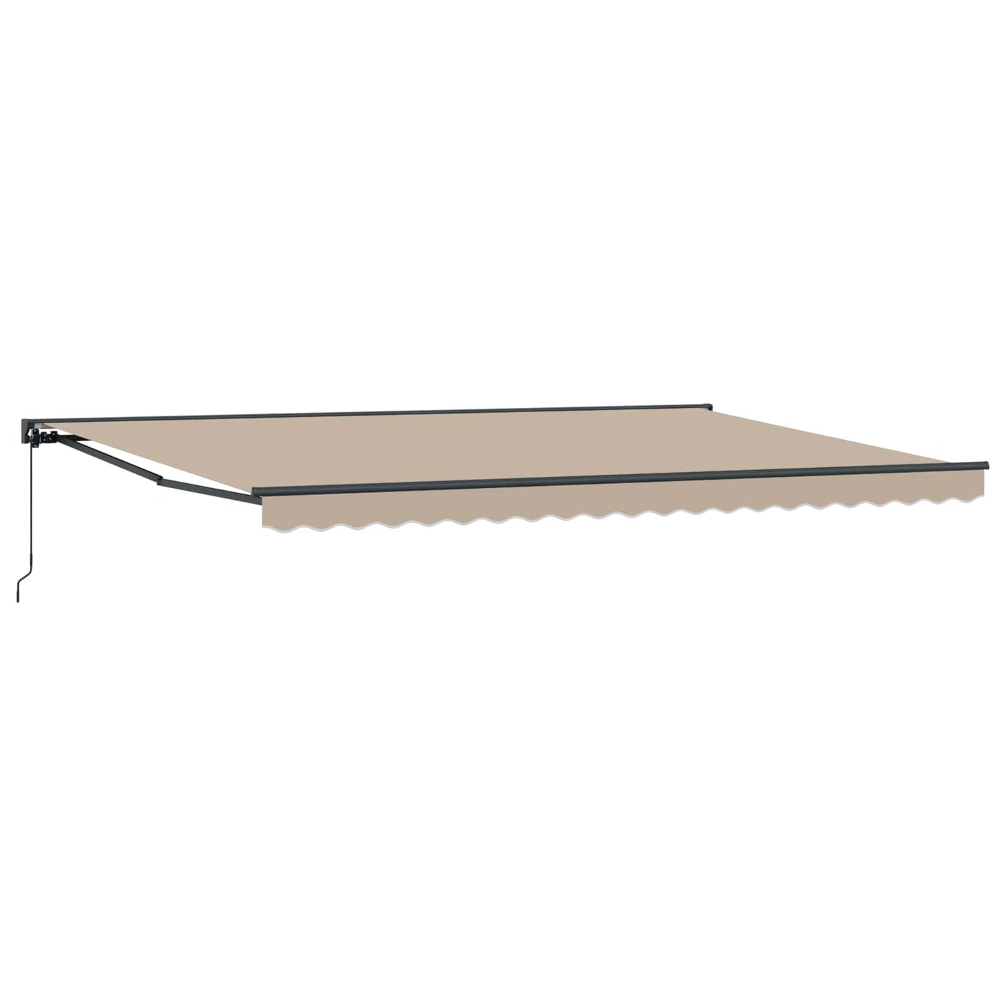 Napernyő keret Bézs 500 × 300 cm Poliészter PU bevonattal