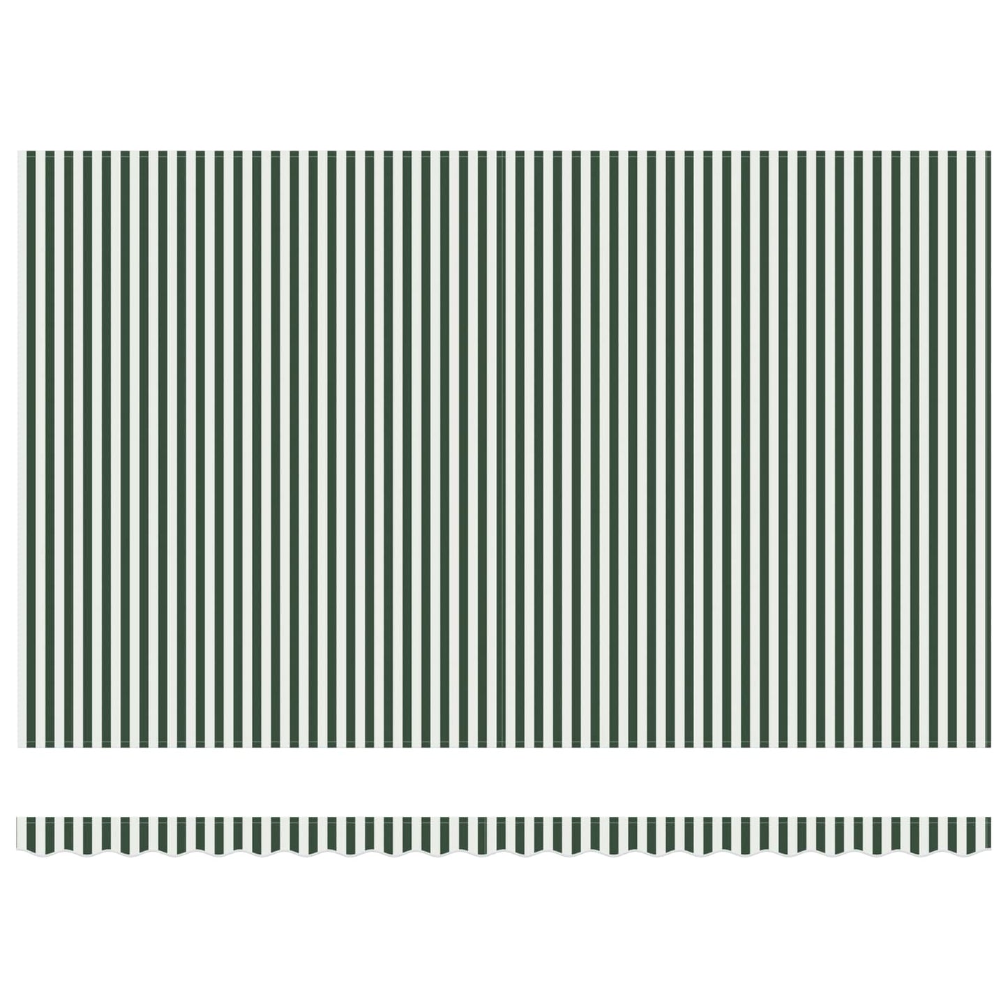 Behúzható napellenző Zöld és Fehér 500 × 300 cm