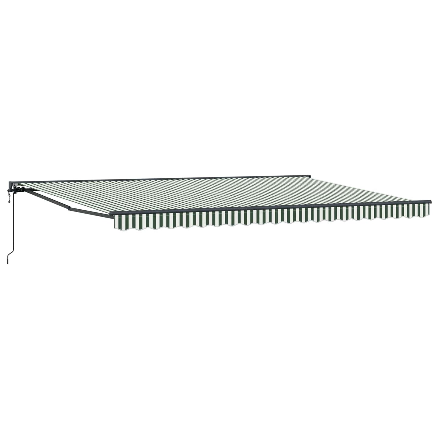 Napernyő keret Zöld és Fehér 500 × 300 cm