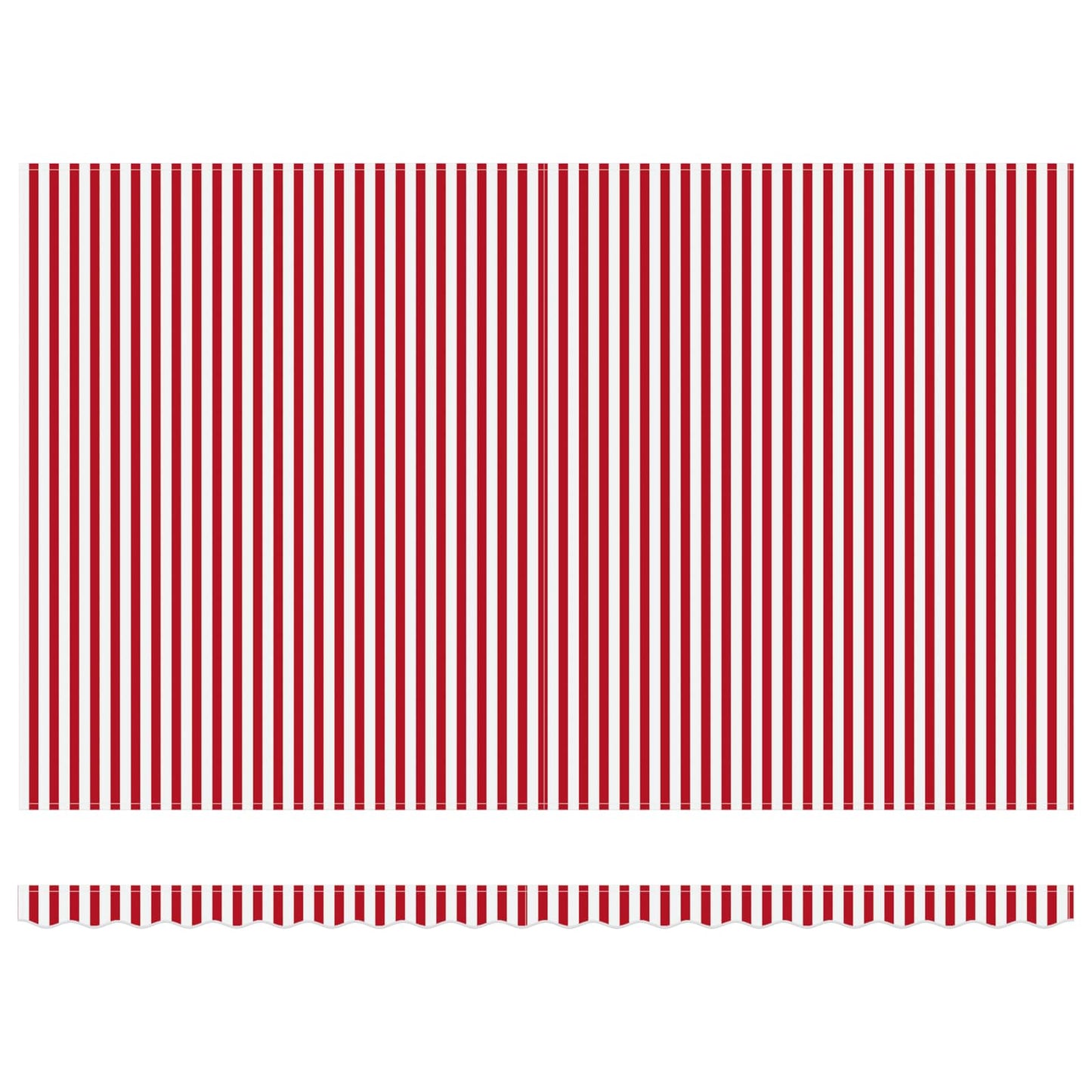 Behúzható napellenző Piros és Fehér 500 × 350 cm Poliészter