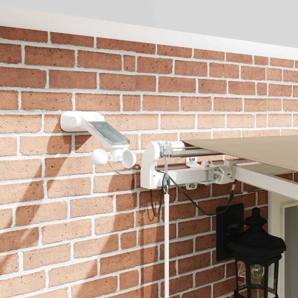 Behúzható napellenző Bézs 500 × 350 cm Poliészter