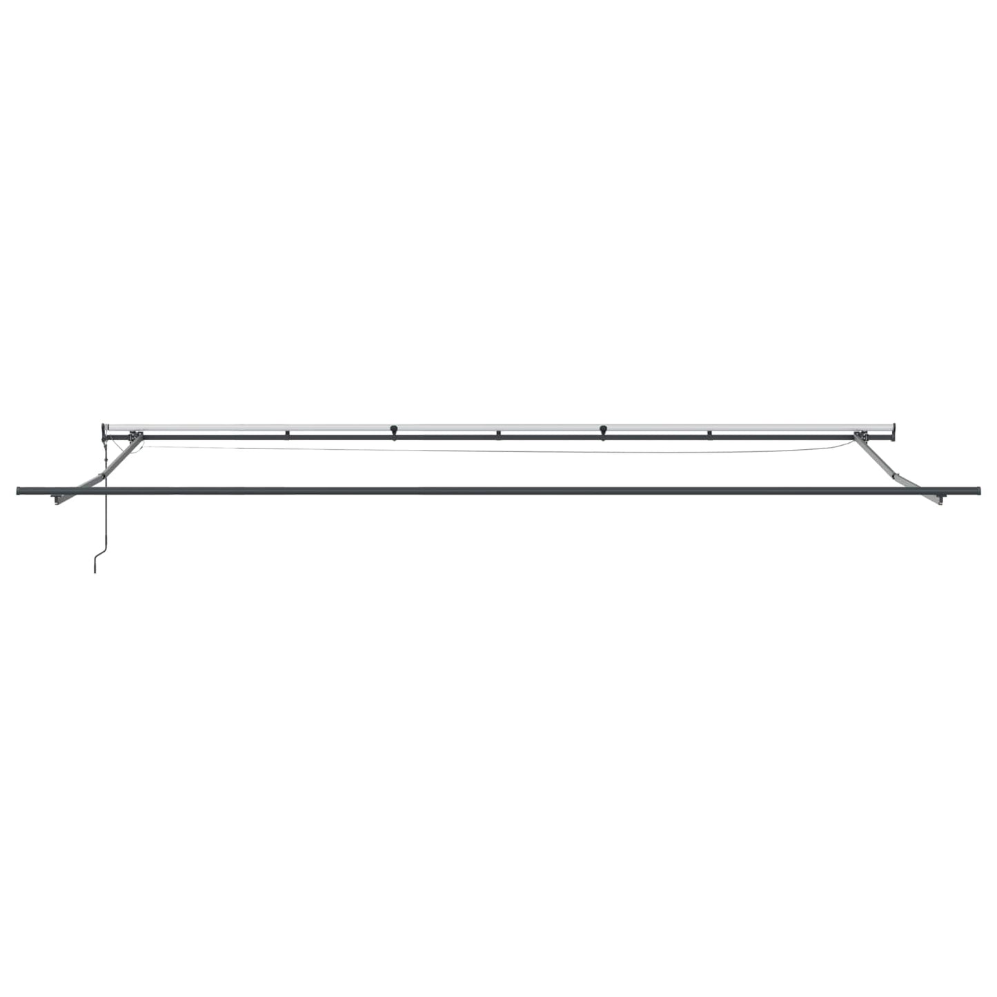 Behúzható napellenző Bézs 600 × 300 cm Poliészter