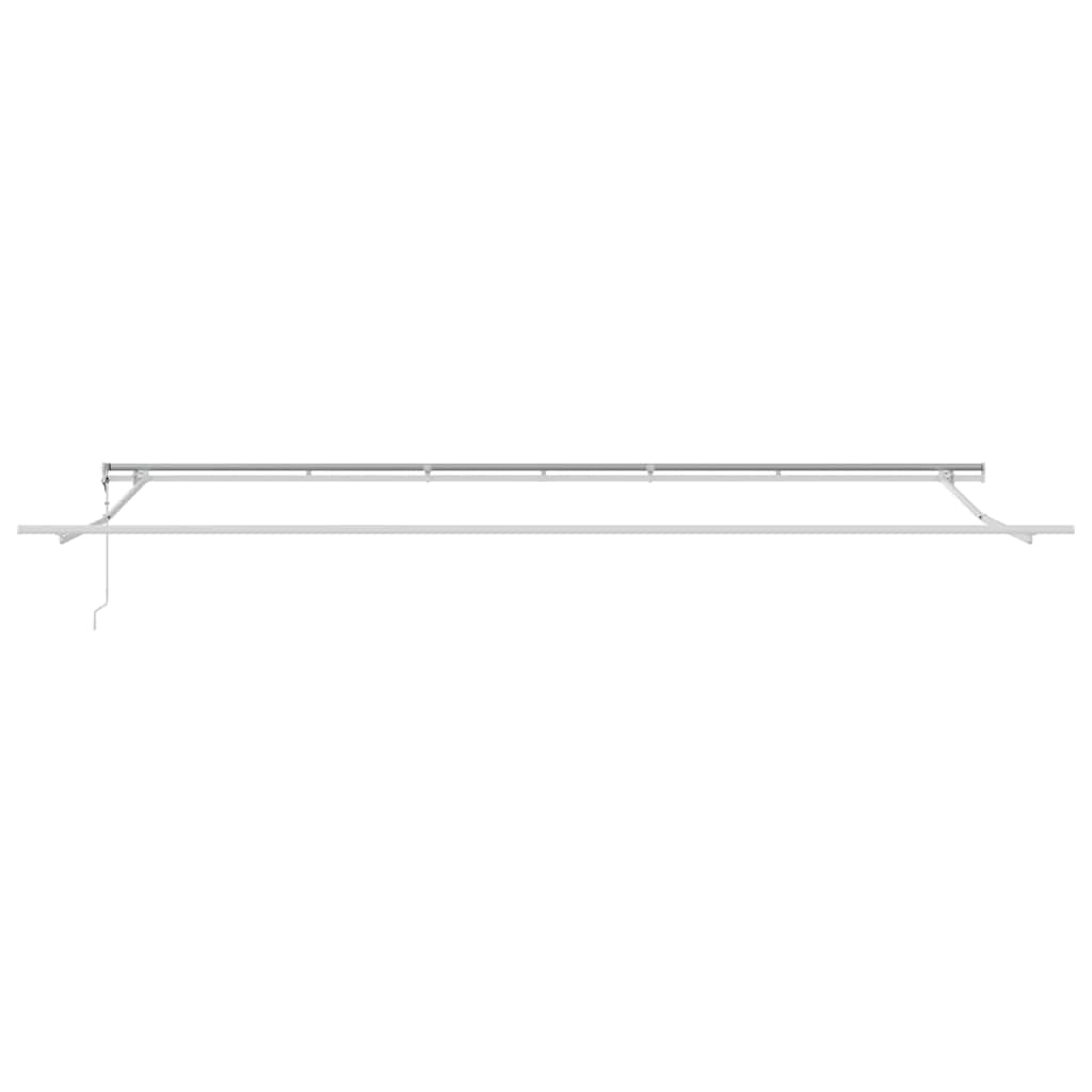 Behúzható napellenző Sárga és narancs 600 × 350 cm
