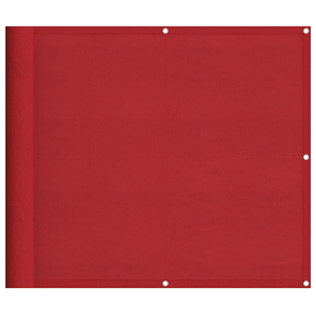 piros erkély paraván 90 x 800 cm 100% poliészter Oxford