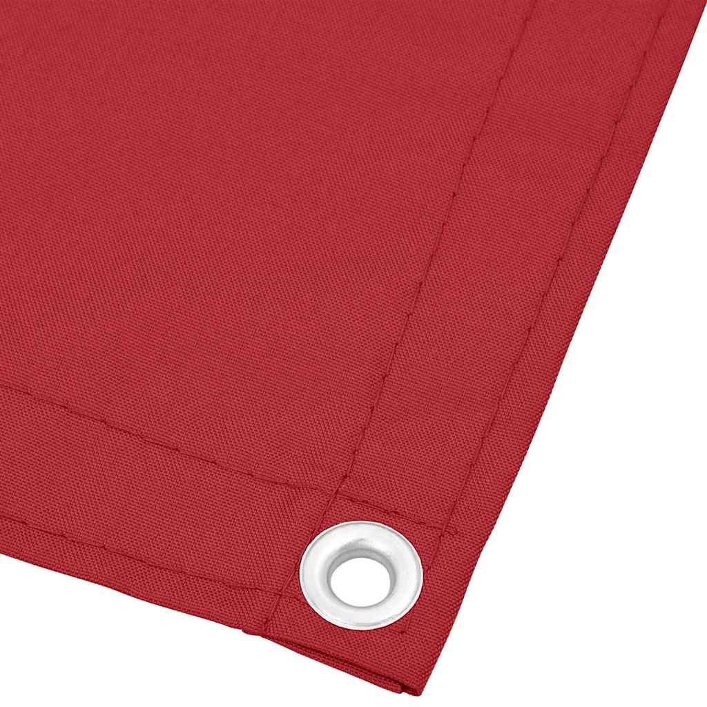 piros erkély paraván 90 x 800 cm 100% poliészter Oxford