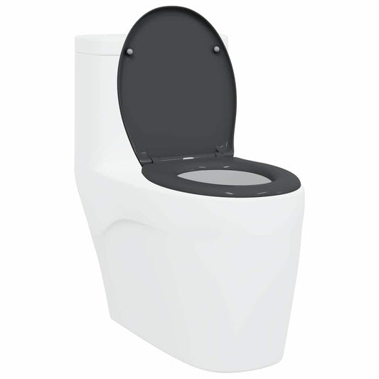 WC ülőke Antracit 47 x 37 x 4 cm Duroplast