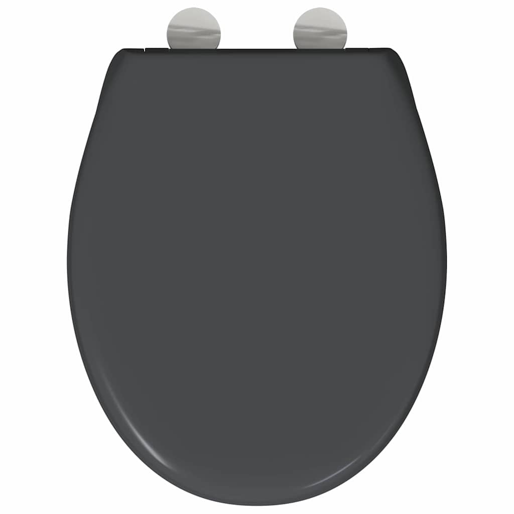 WC ülőke Antracit 47 x 37 x 4 cm Duroplast