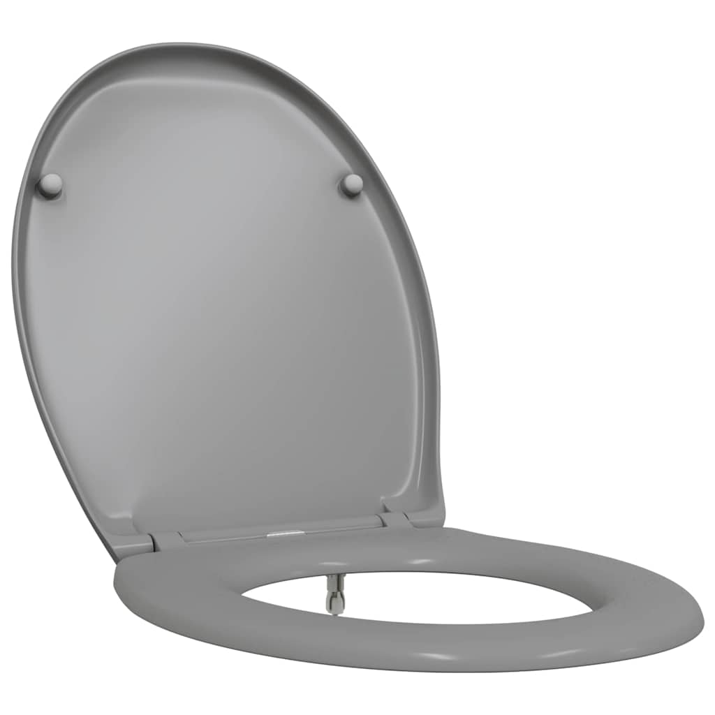 WC ülőke Szürke 47 x 37 x 4 cm Duroplast