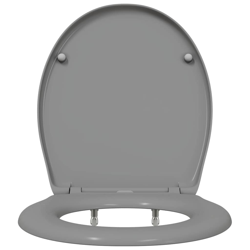 WC ülőke Szürke 47 x 37 x 4 cm Duroplast