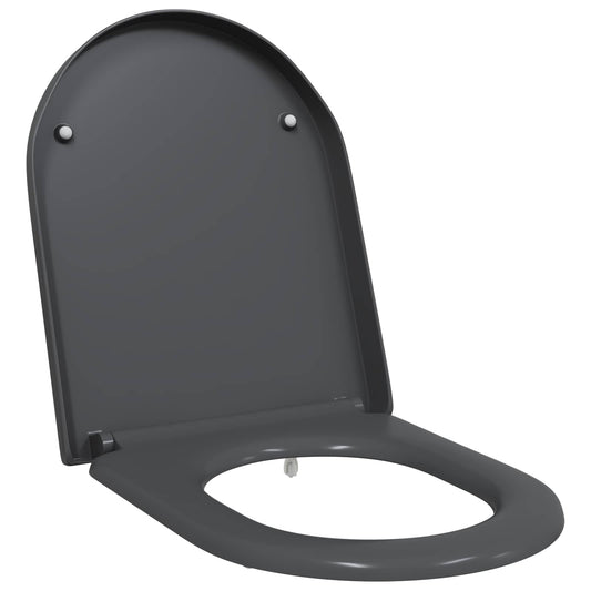 WC ülőke Antracit 49 x 36 x 4 cm Duroplast