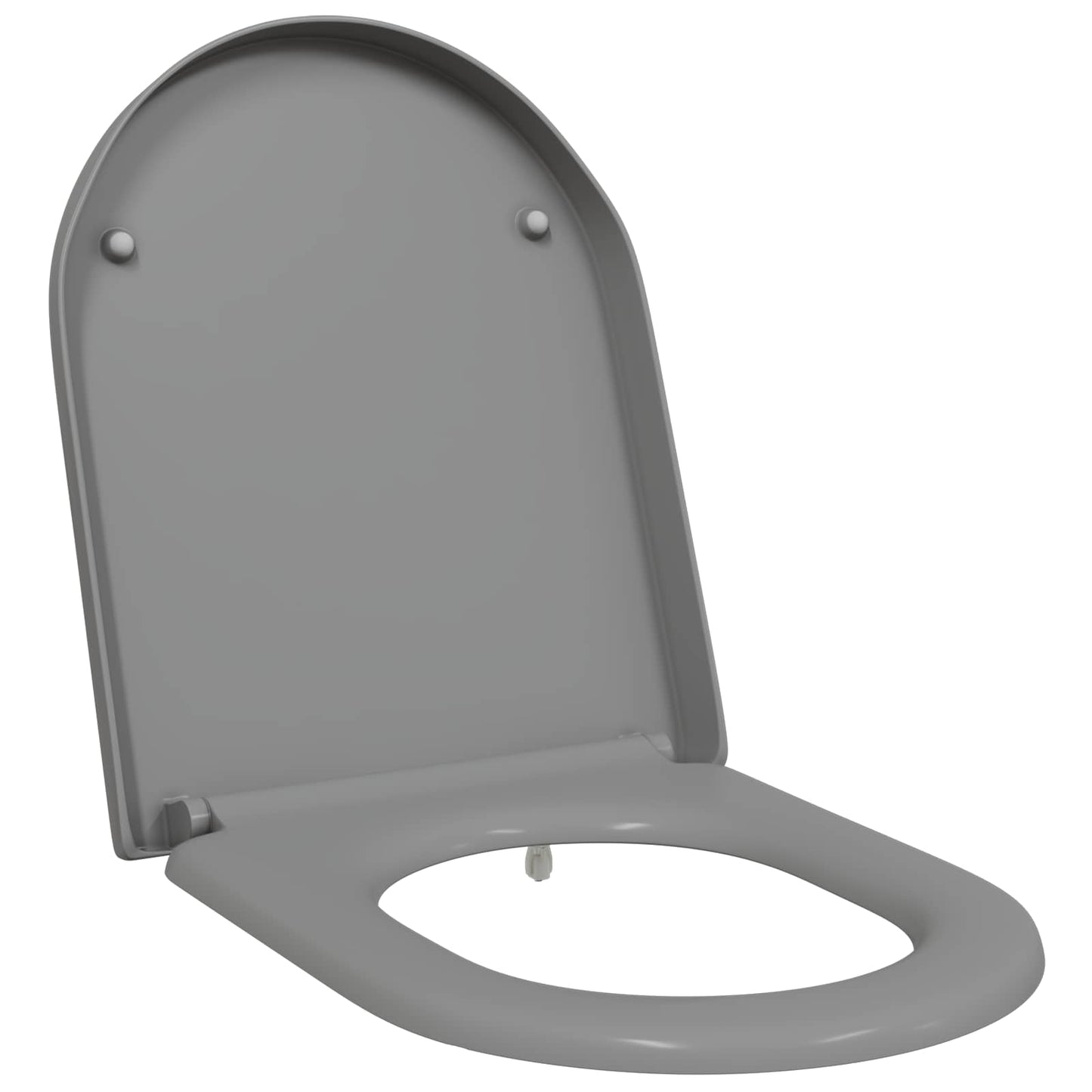WC ülőke Szürke 49 x 36 x 4 cm Duroplast