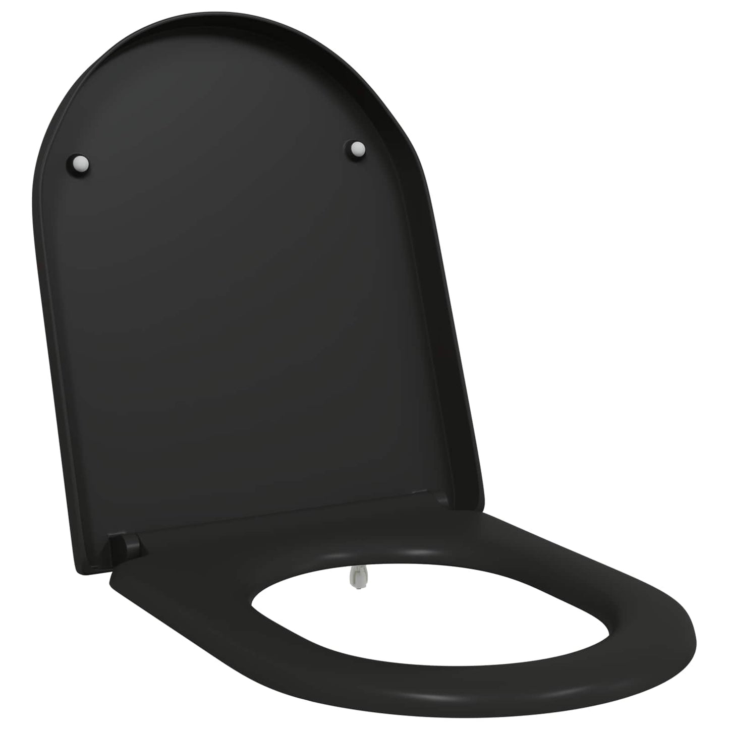 WC ülőke Fekete 49 x 36 x 4 cm Duroplast