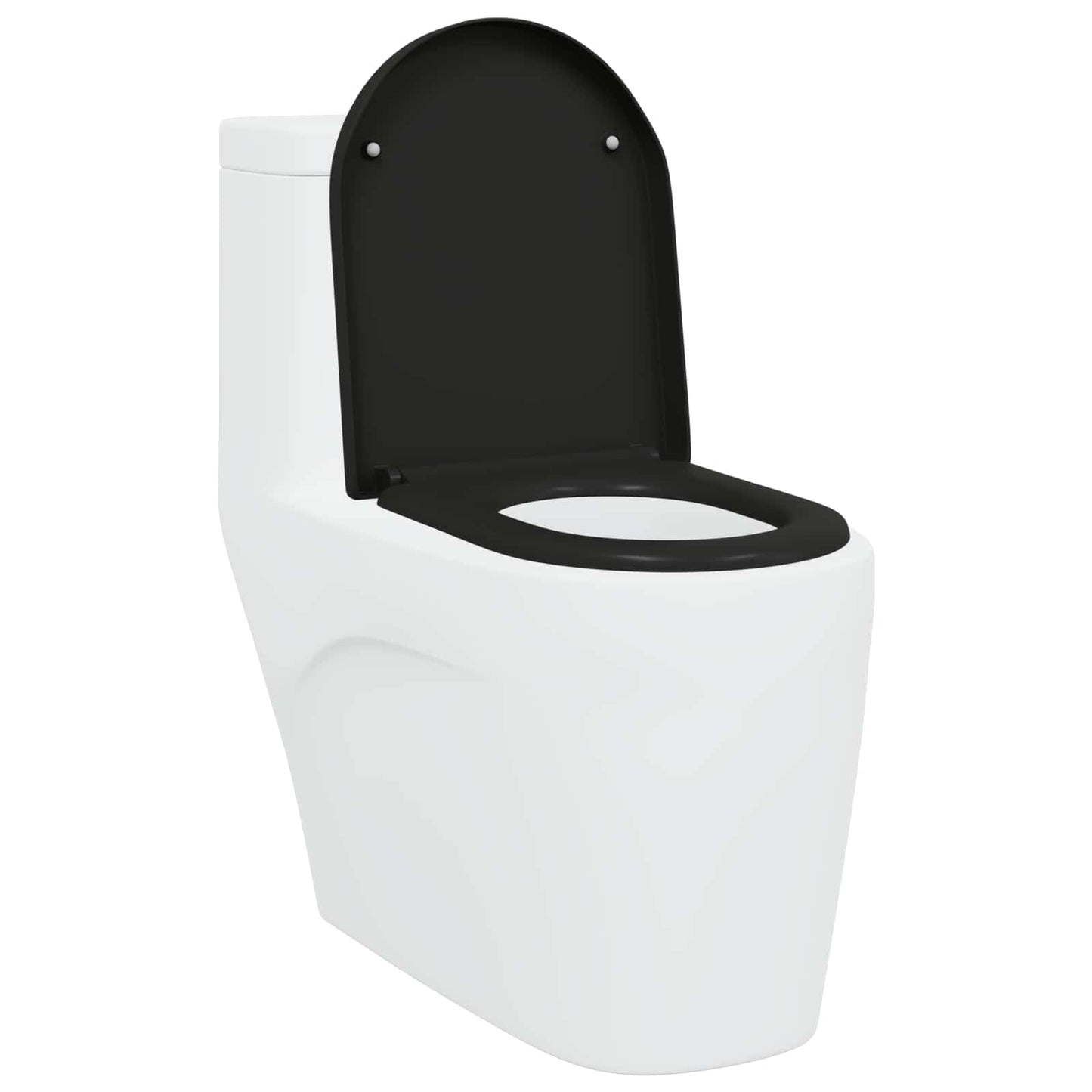 WC ülőke Fekete 49 x 36 x 4 cm Duroplast