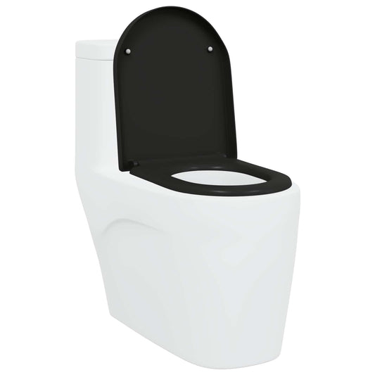 WC ülőke Fekete 49 x 36 x 4 cm Duroplast
