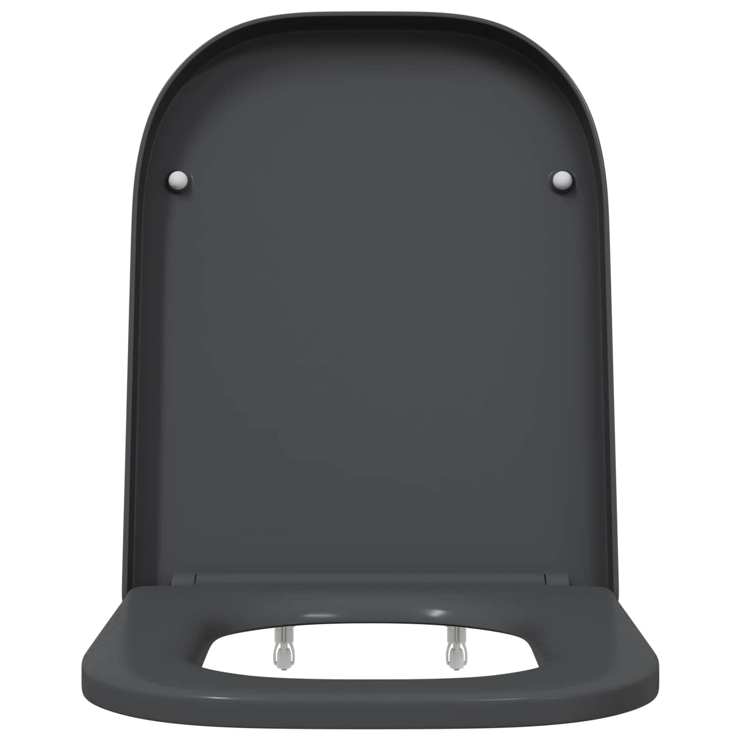 WC ülőke Antracit 47,5 x 35 x 3,6 cm Duroplast