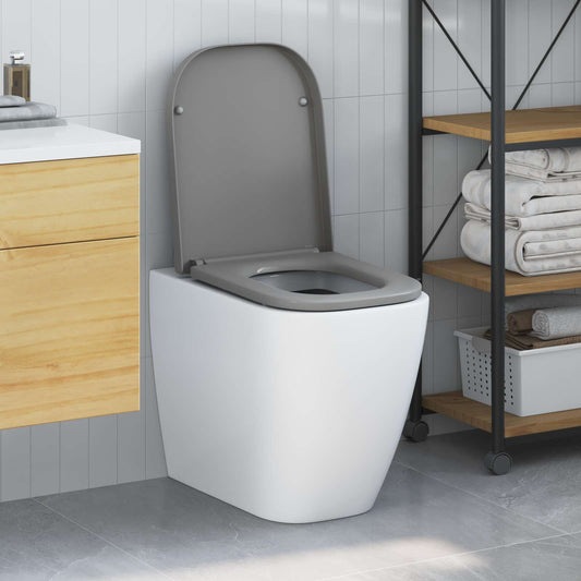 WC ülőke Szürke 47,5 x 35 x 3,6 cm Duroplast