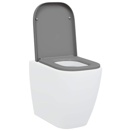 WC ülőke Szürke 47,5 x 35 x 3,6 cm Duroplast