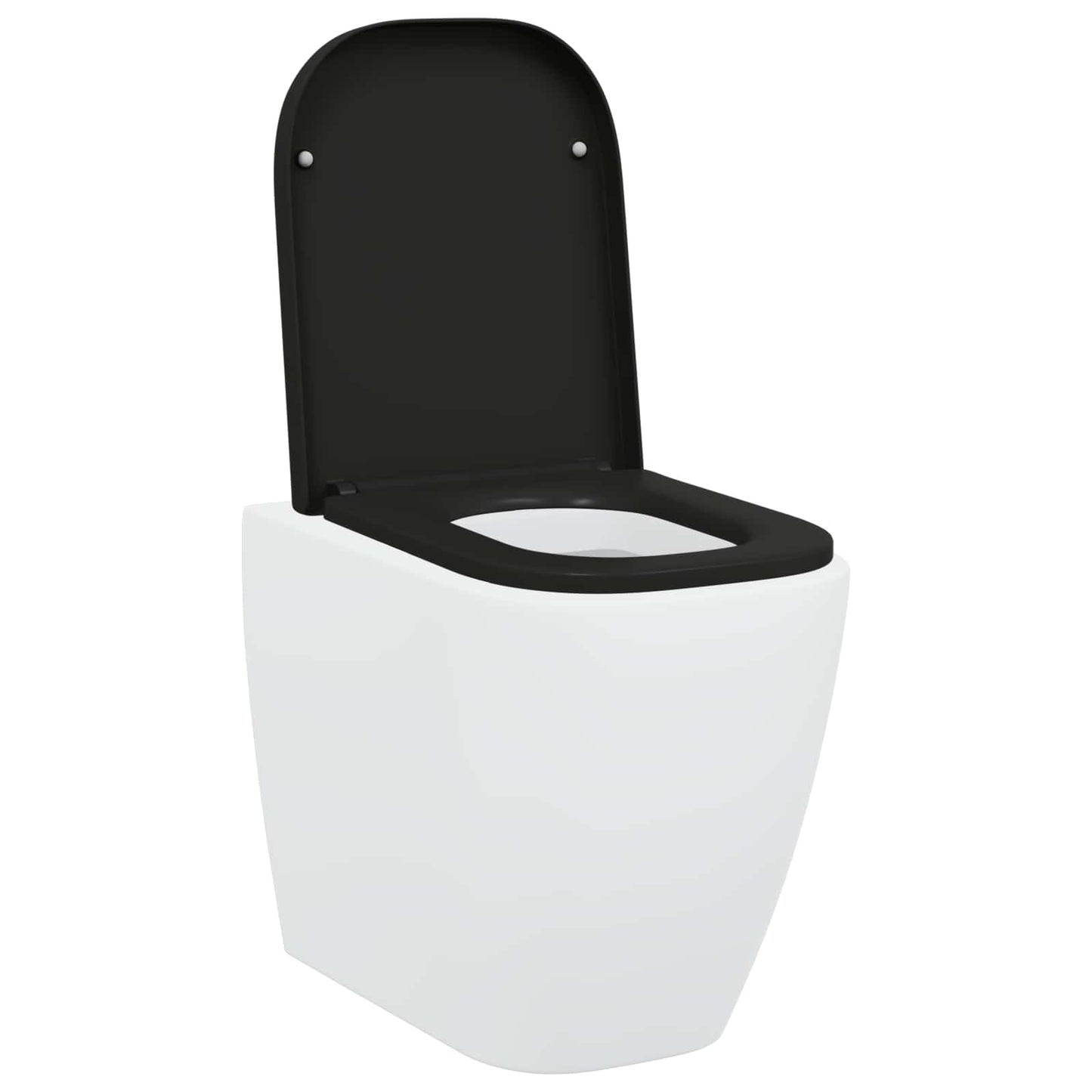 WC ülőke Fekete 47,5 x 35 x 3,6 cm Duroplast