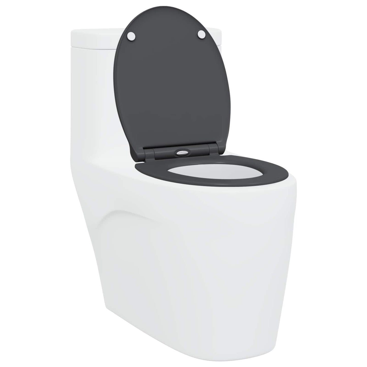 WC ülőke Antracit 45,5 x 37,5 x 3,8 cm Duroplast