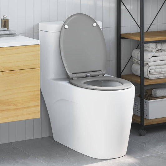 WC ülőke Szürke 47 x 37,5 x 3,8 cm Duroplast