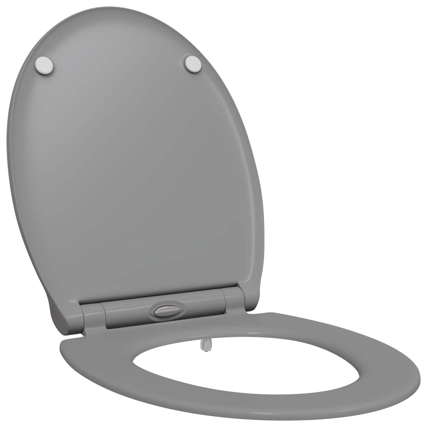 WC ülőke Szürke 45,5 x 37,5 x 3,8 cm Duroplast