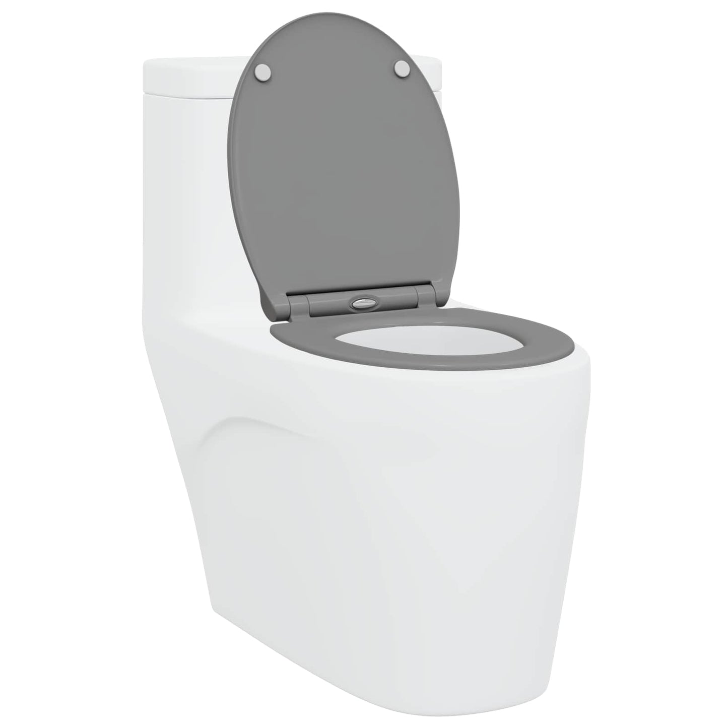 WC ülőke Szürke 45,5 x 37,5 x 3,8 cm Duroplast