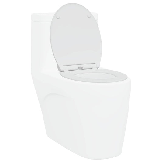 WC ülőke Fehér 45,5 x 37,5 x 3,8 cm Duroplast