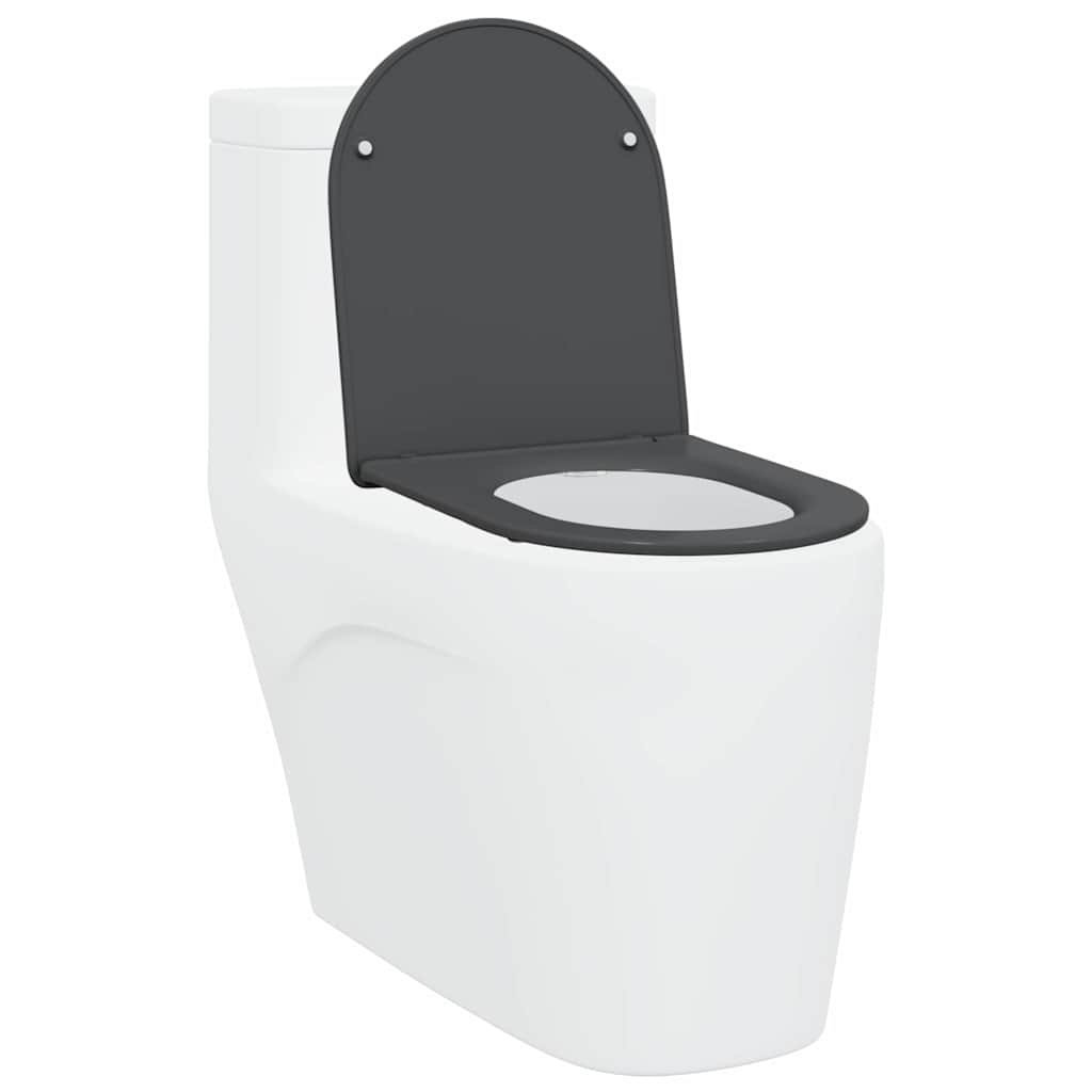 WC ülőke Antracit 47 x 36 x 3,4 cm Duroplast
