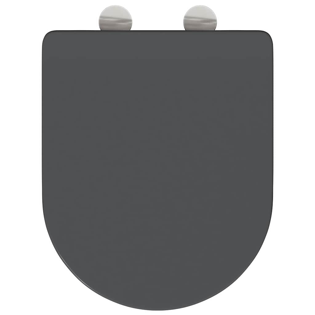 WC ülőke Antracit 47 x 36 x 3,4 cm Duroplast