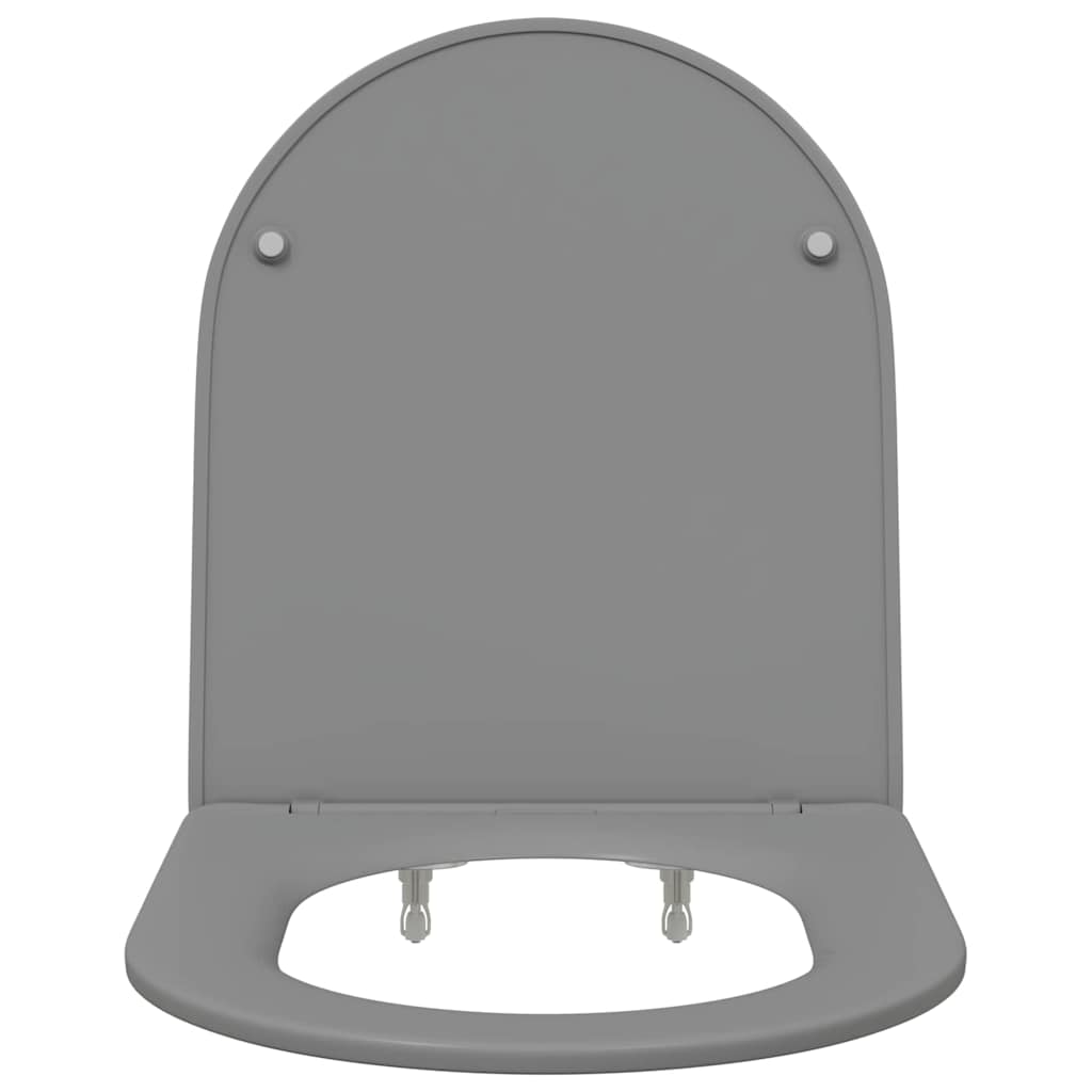 WC ülőke Szürke 47 x 36 x 3,4 cm Duroplast