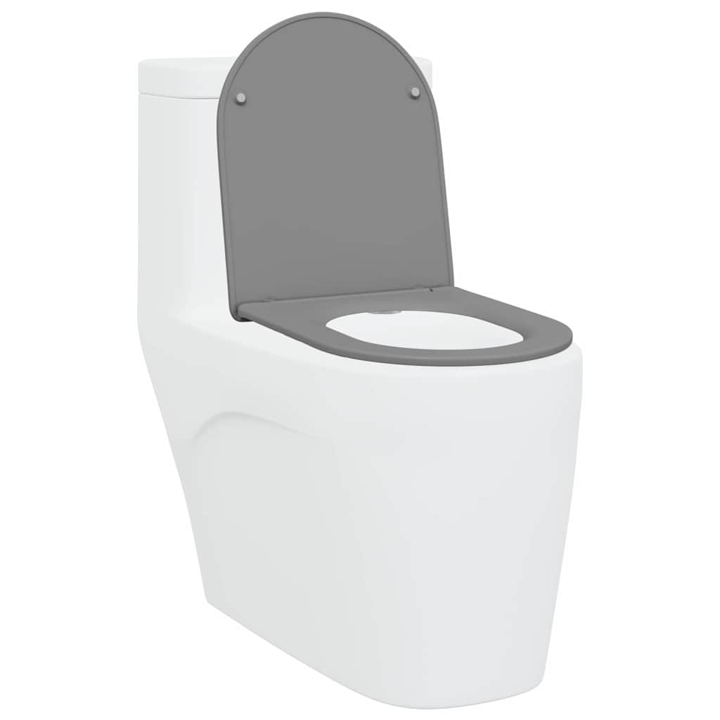 WC ülőke Szürke 47 x 36 x 3,4 cm Duroplast