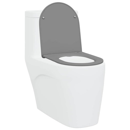 WC ülőke Szürke 47 x 36 x 3,4 cm Duroplast