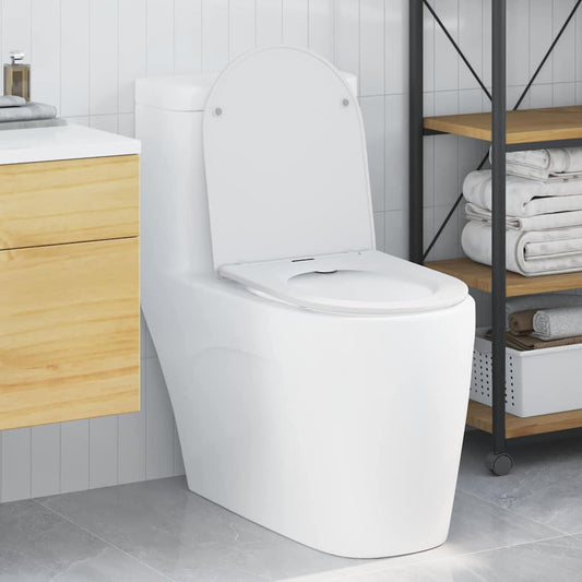 WC ülőke Fehér 47 x 36 x 3,4 cm Duroplast