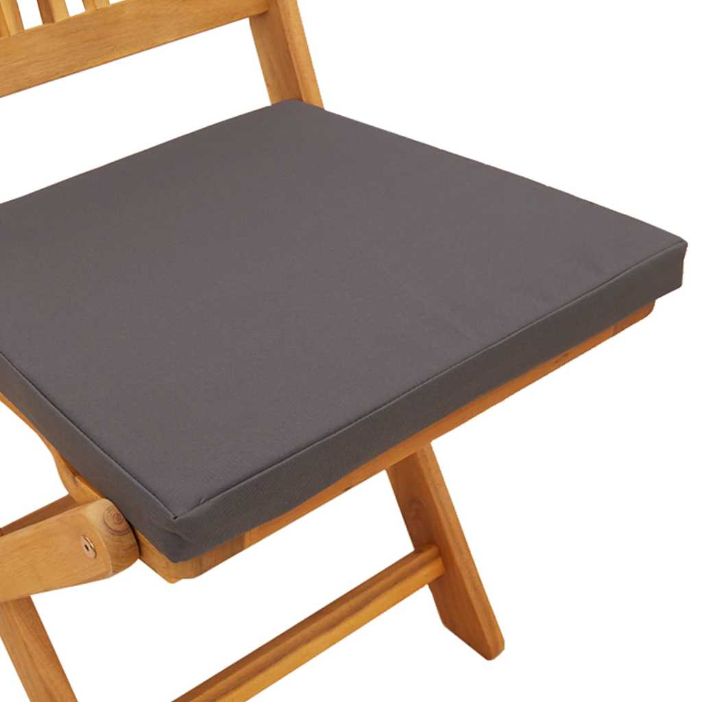 Összecsukható szék 8 pcs Szürke 49 x 57.5 x 92cm Tömör akácfa