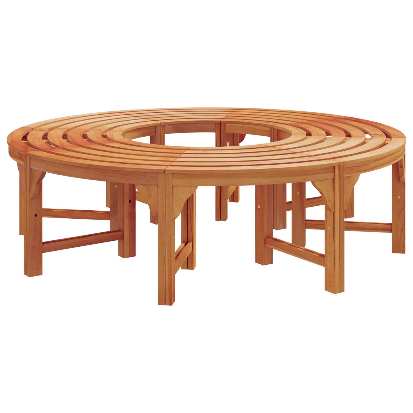 Fa pad 2 pcs Természetes 160 x 80 x 45cm Tömör Eukaliptusz Fa