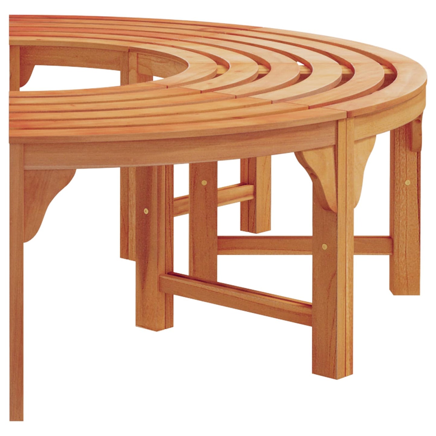 Fa pad 2 pcs Természetes 160 x 80 x 45cm Tömör Eukaliptusz Fa