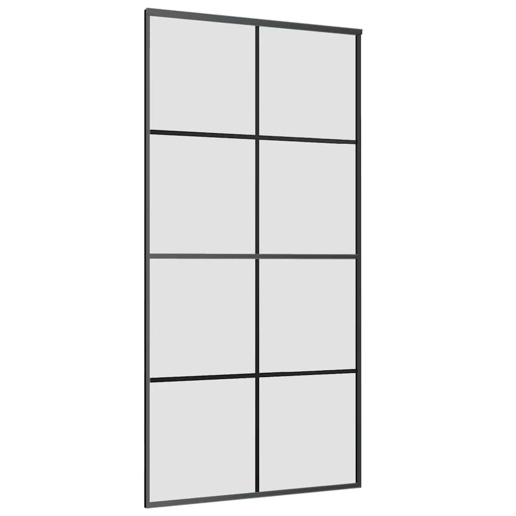 ESG üveg-alumínium tolóajtó fémszerelvény-szettel 102,5x205 cm