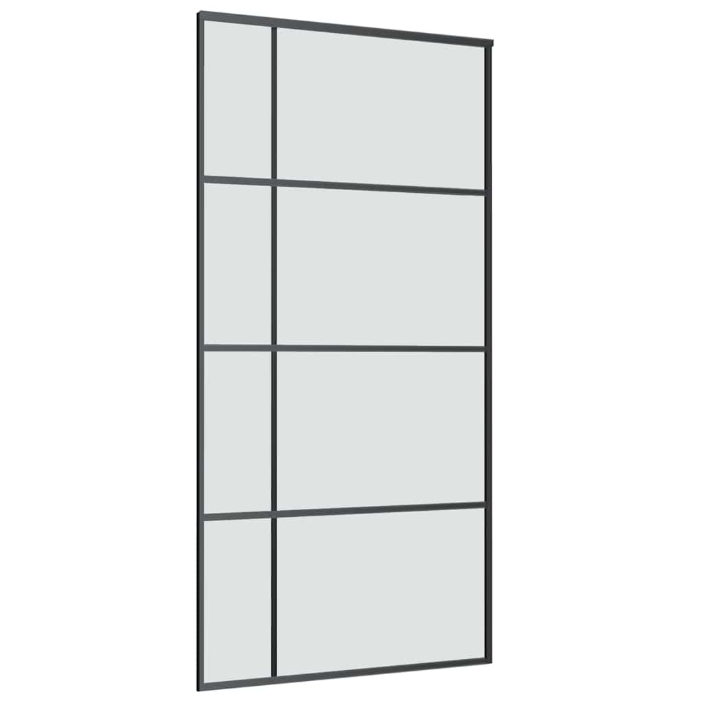 ESG üveg-alumínium tolóajtó fémszerelvény-szettel 102,5x205 cm