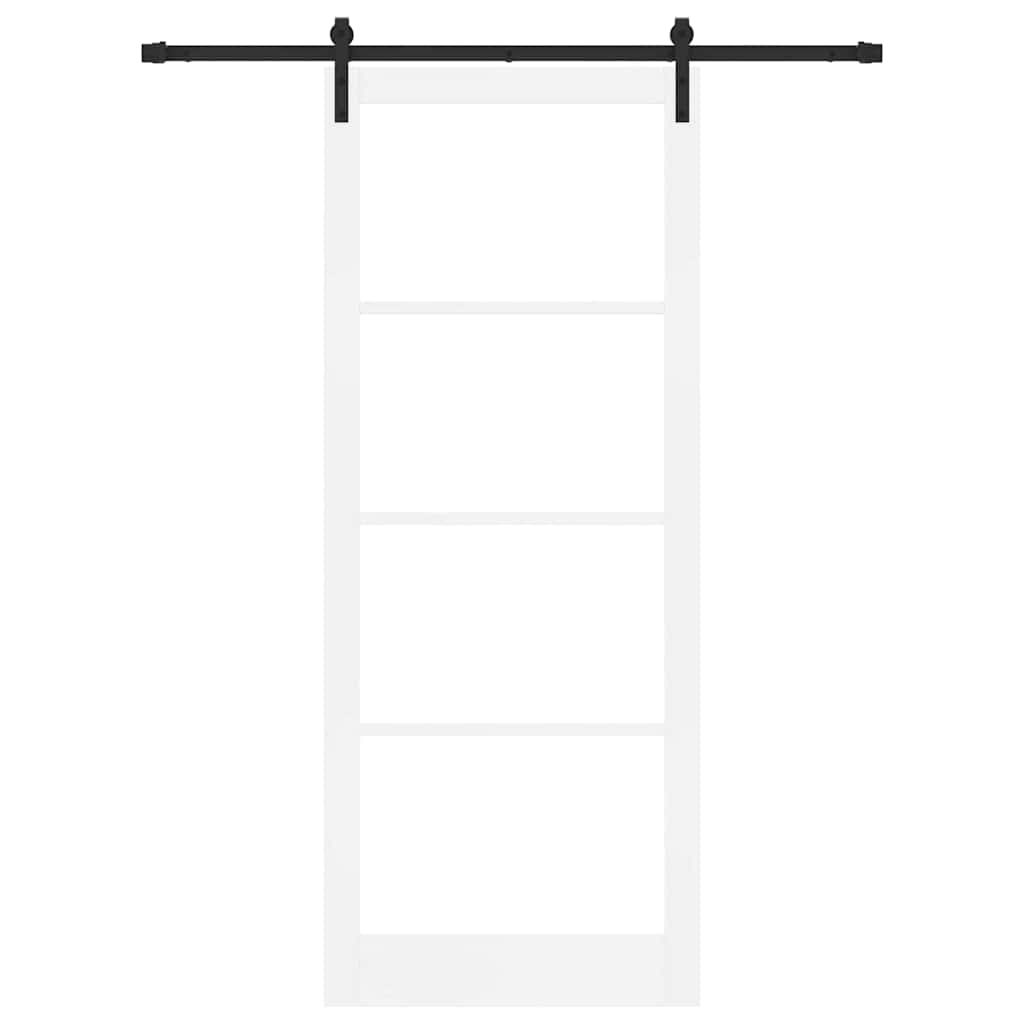Csúszó ajtó ORKDAL Fehér és fekete 93 x 232 cm